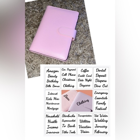 Brand New/Unused Budget Binder with Label Stickers - Picture 2 of 15